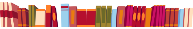 row of books